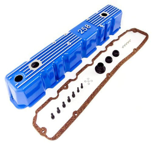 17401.11 | Omix | Engine Valve Cover, Blue, Aluminum | OE Reference: 639258B | Fits 1981-1987 Jeep CJ / Wrangler YJ