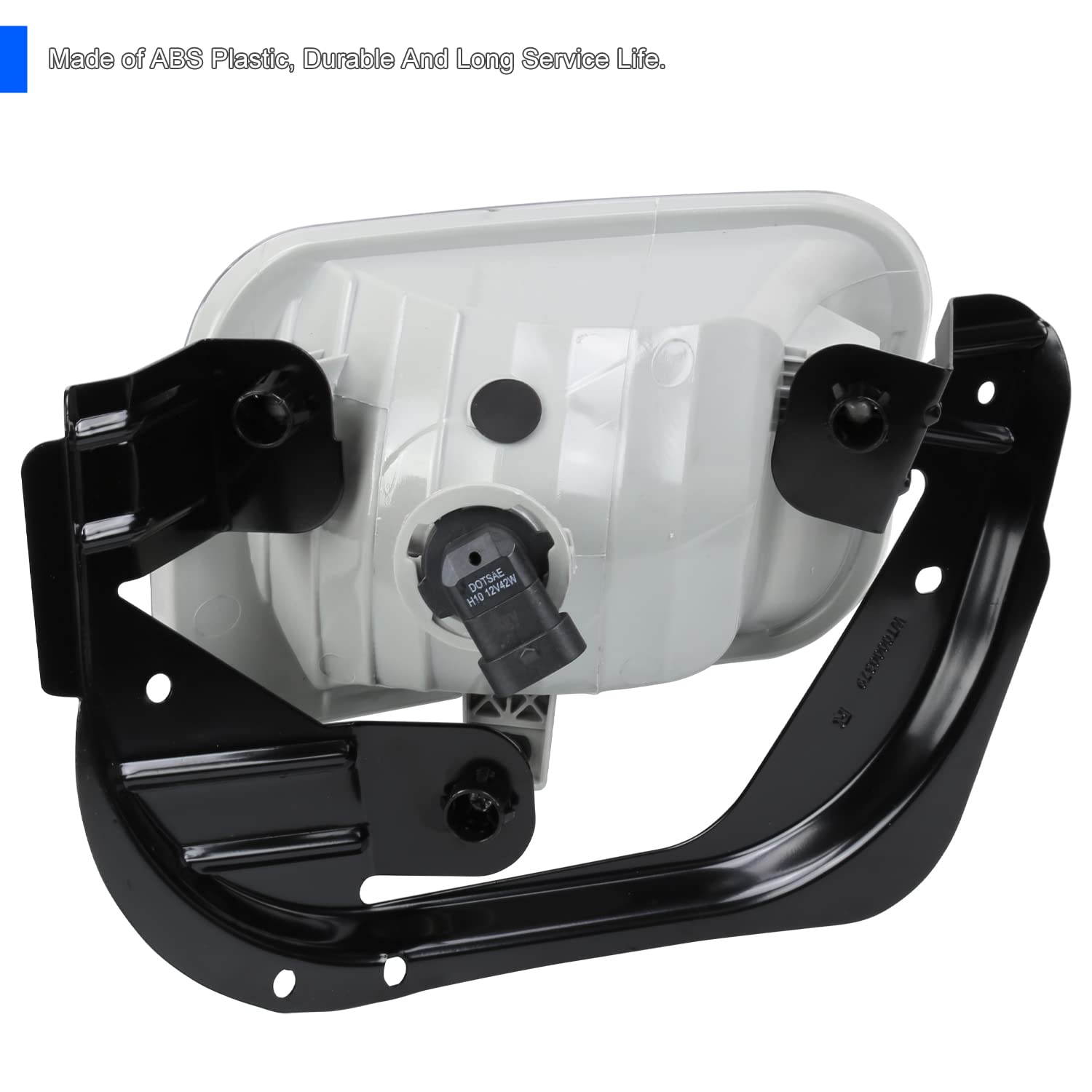 Fog Lights Lamps Spec-D Tuning Smoke Compatible with Dodge Ram 1500 2009-2012, 2010-2018 Ram 2500 3500, L+R Pair Assembly