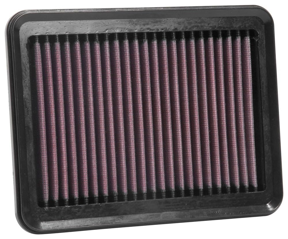 K&N Original High-Flow Lifetime Engine Air Filter: Increase Power: Premium, Washable: Compatible with 2017-2025 Nissan: Note, Kicks, Versa, 33-5087