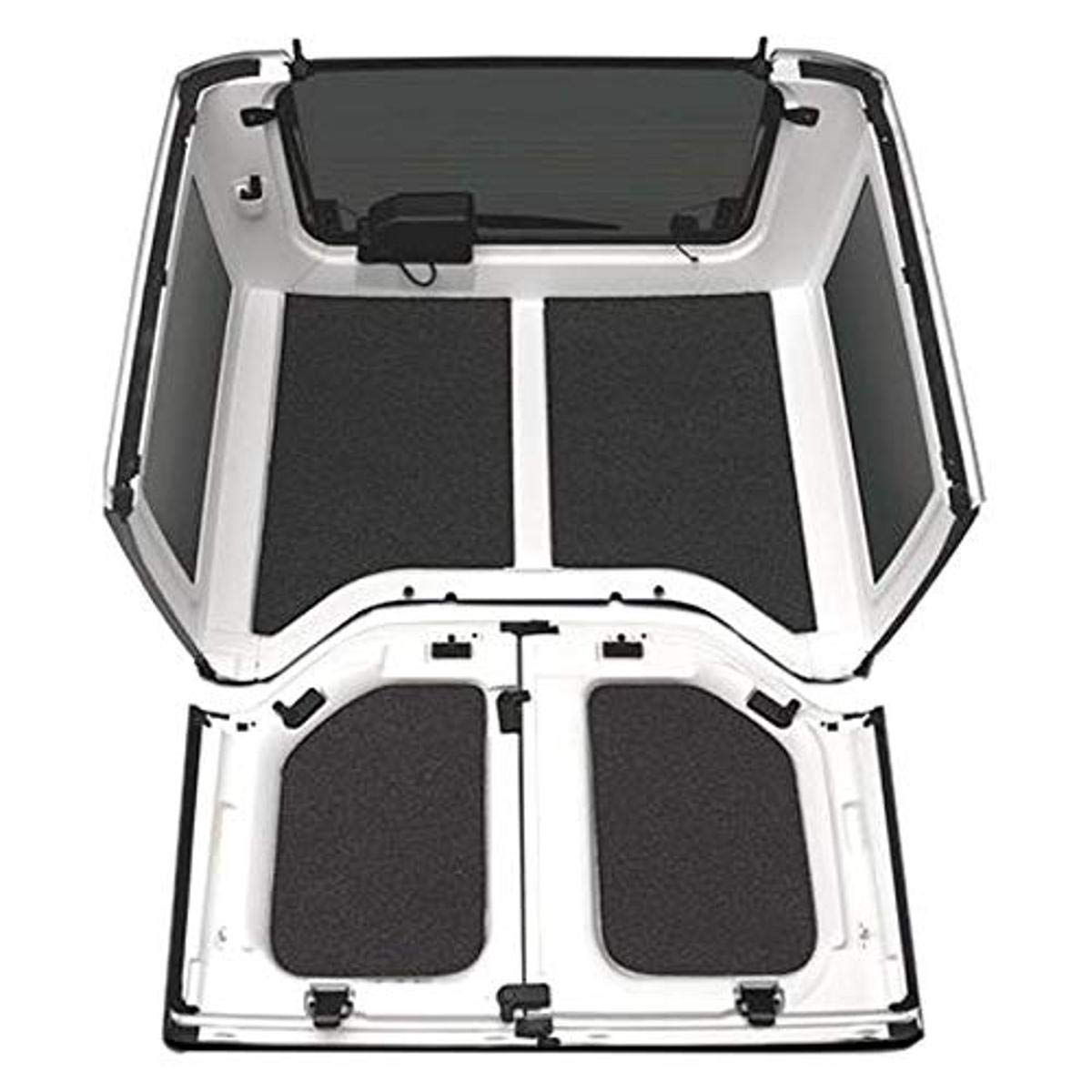 Jeep HeadLiner BedRug | Fits 2019 - 2026 Jeep JL 2-Dr, 4 pcs. | Charcoal Grey, HLJL182DRK