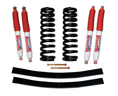 Suspension Lift Kit Skyjacker 174BK-N w/Shock Nitro Shocks 4 in. Lift Incl. Front Coil Springs Rear Add-A-Leafs Suspension Li