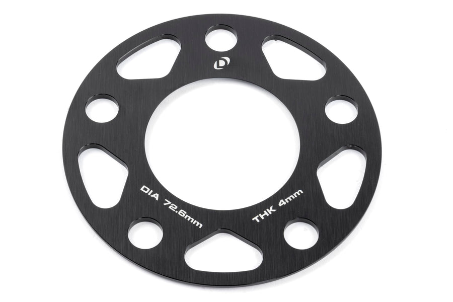 Dinan Wheel Spacers D210-2034 5x120 Bolt Circle - 72.6mm Center Bore - 4mm Thick - Pair