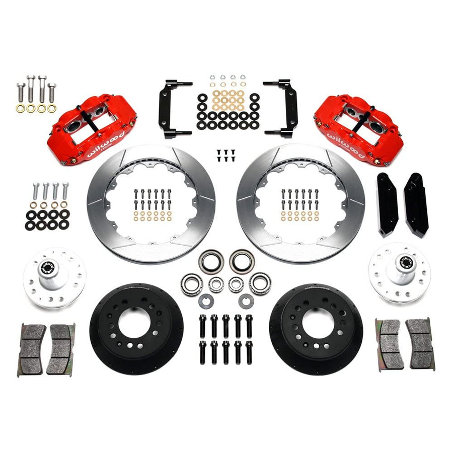 12.88" FNSL6R Front Hub Kit, Red