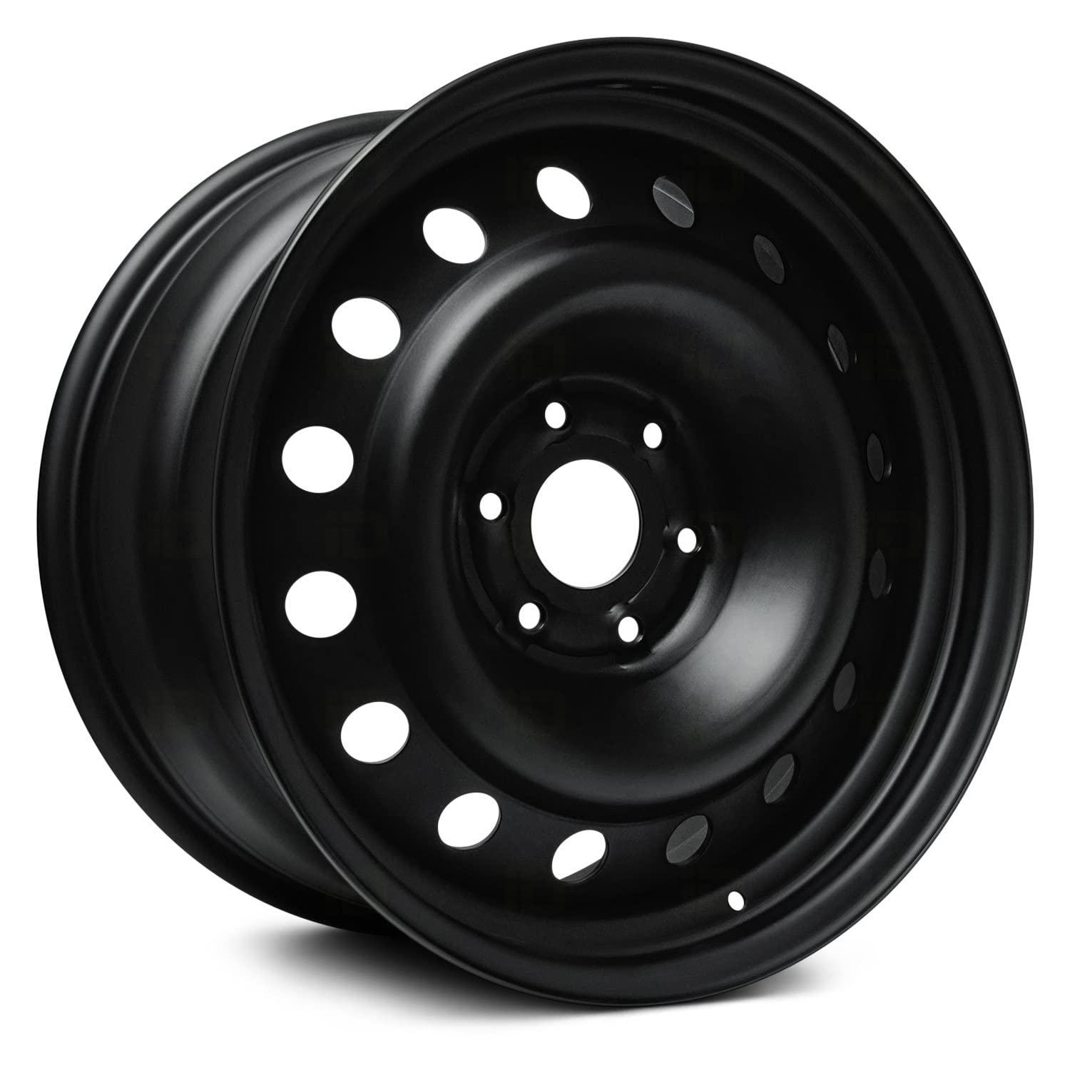 20" RT STEEL WHEEL 6 LUG X42635 Custom Wheel - 20x8, +20 Offset, 6x135 Bolt Pattern, 87.1mm Hub - Black Rim