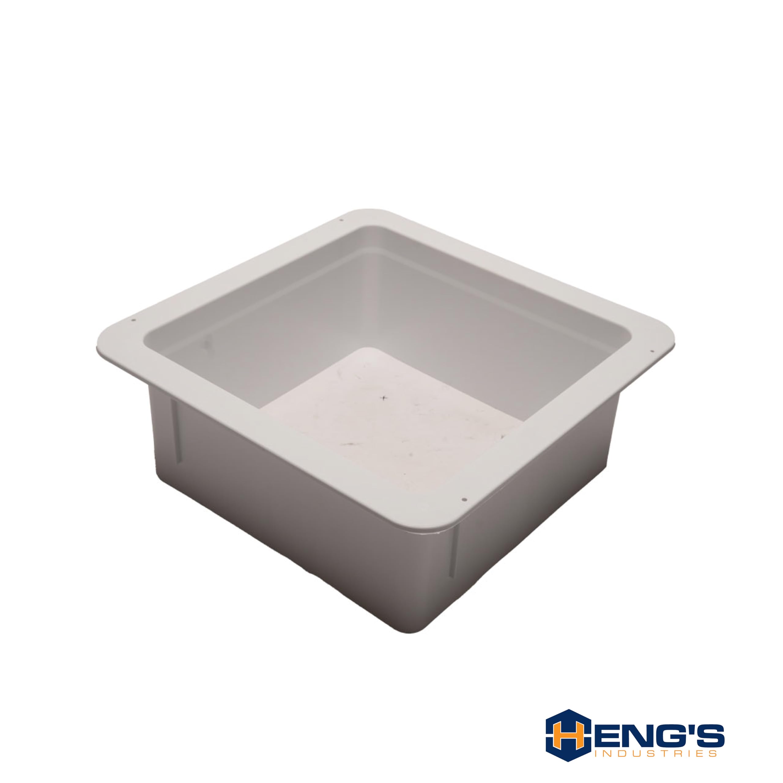 HENG'S INDUSTRIES White Interior Garnish | Great for RVs, Campers, Motorhomes | 3 1/4" to 4 1/4" Vertical Leg | 16" x 16" Openings | 90094B