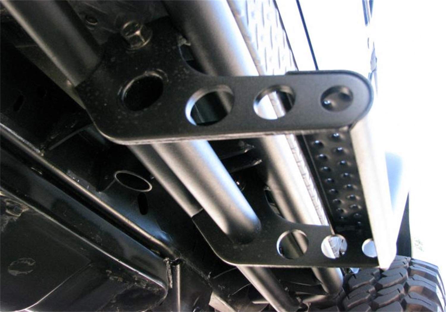 RKR Detachable Steps by RealTruck (Sold In Pairs) | Textured Black | JPTS32 | Compatible With All RKR Rails