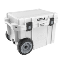 45 Quart Pelican Elite Cooler with Wheels (White)