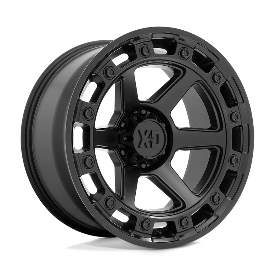 XD Wheels Xd862 Satin Black Wheel with Alloy Steel (17 x 9. inches /5 x 71 mm, 0 mm Offset) Raid