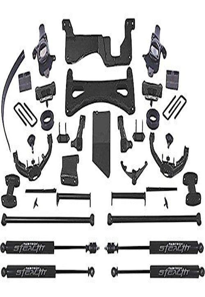 Fabtech 8" Lift Kit FTS21013BK Component Box 3, Black For Select GM K2500/3500 Heavy Duty Trucks