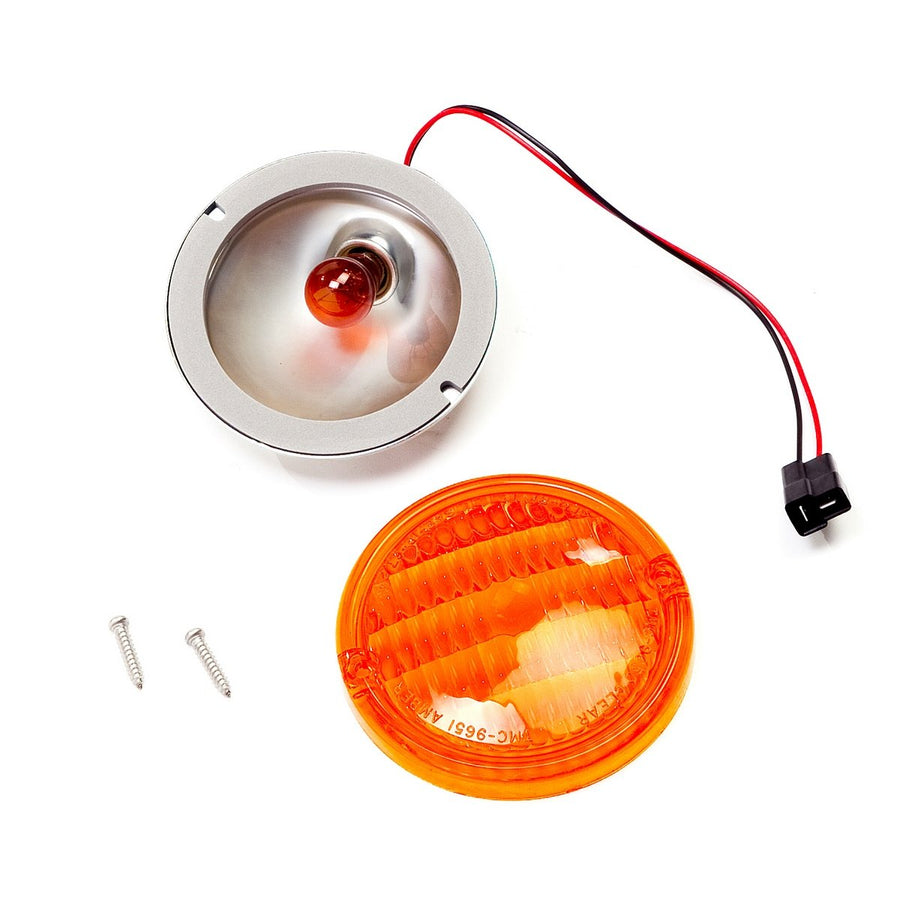 Parking Light Assembly, Amber | Omix-Ada 12405.07 | OE Reference: 5752771A | Fits 1976-1986 Jeep CJ