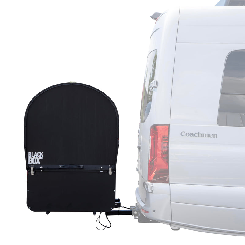 BlackBox PRO Let's Go Aero Enclosed Cargo Carrier | 64 cu. ft. | Slide-Out Platform