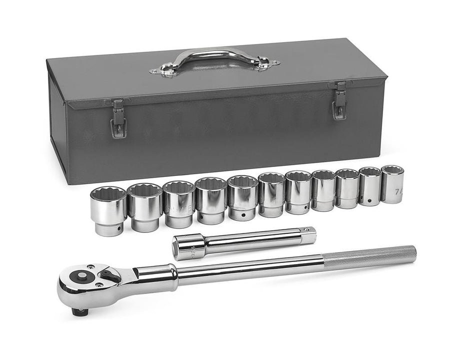 3/4" Drive GEARWRENCH 13 Pc. 12 Pt. Standard Mechanics Tool Set, SAE - 80879