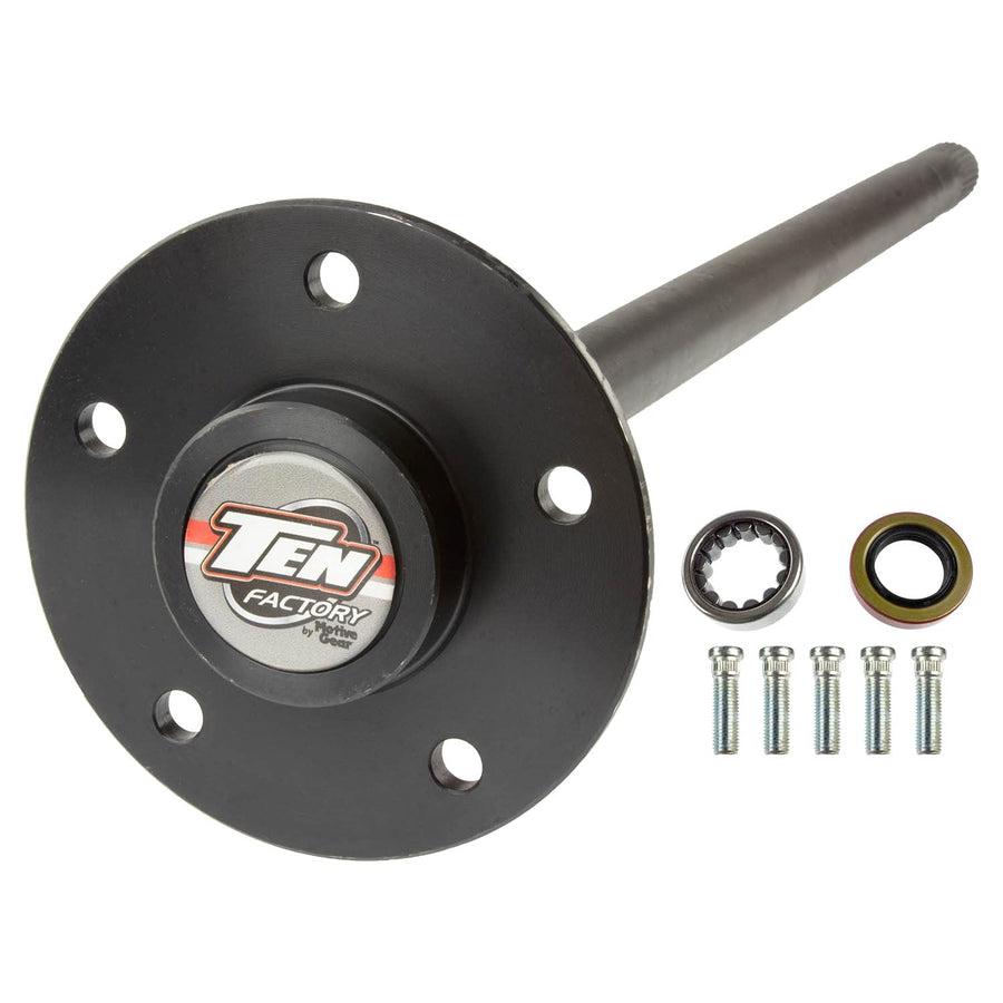 MG27126 TEN Factory Drive Axle Shaft Assembly for GM 7.625", 28 Spline, 5x4.75 Bolt Pattern, Shaft Length 30.31" - Fits Chevrolet Camaro/Pontiac Firebird (1990-1992), Replaces: Alloy USA 17126