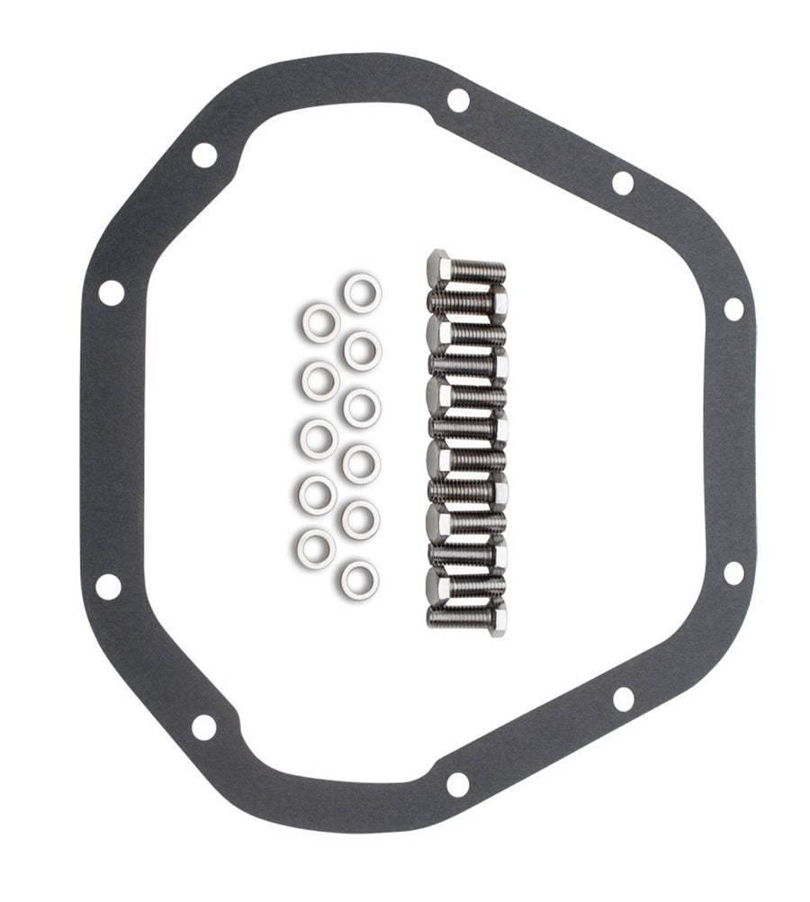Polished Aluminum Differential Cover Kit Trans-Dapt Performance 9935 Satin Black Incl. Bolts/Gasket