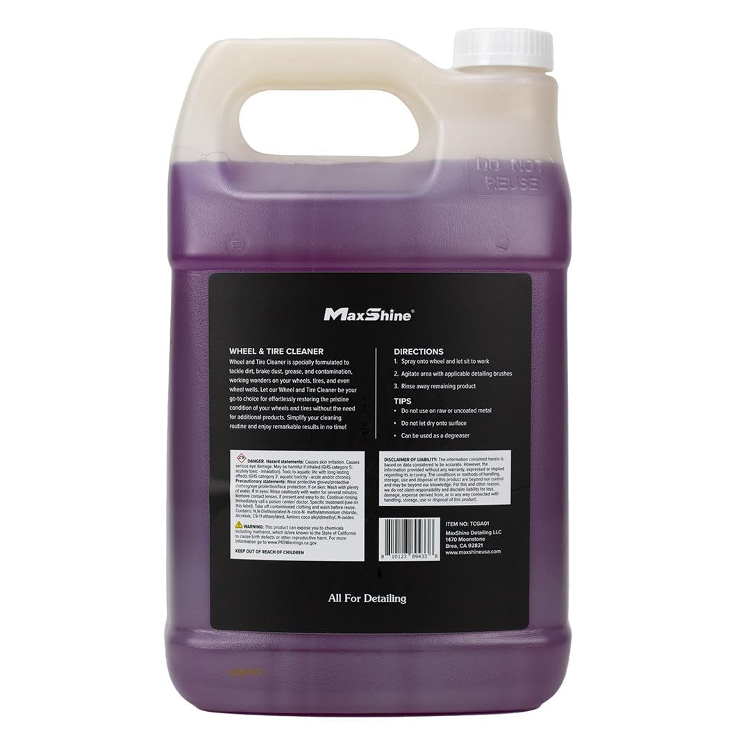 1 Gallon MaxShine Tire & Wheel Cleaner