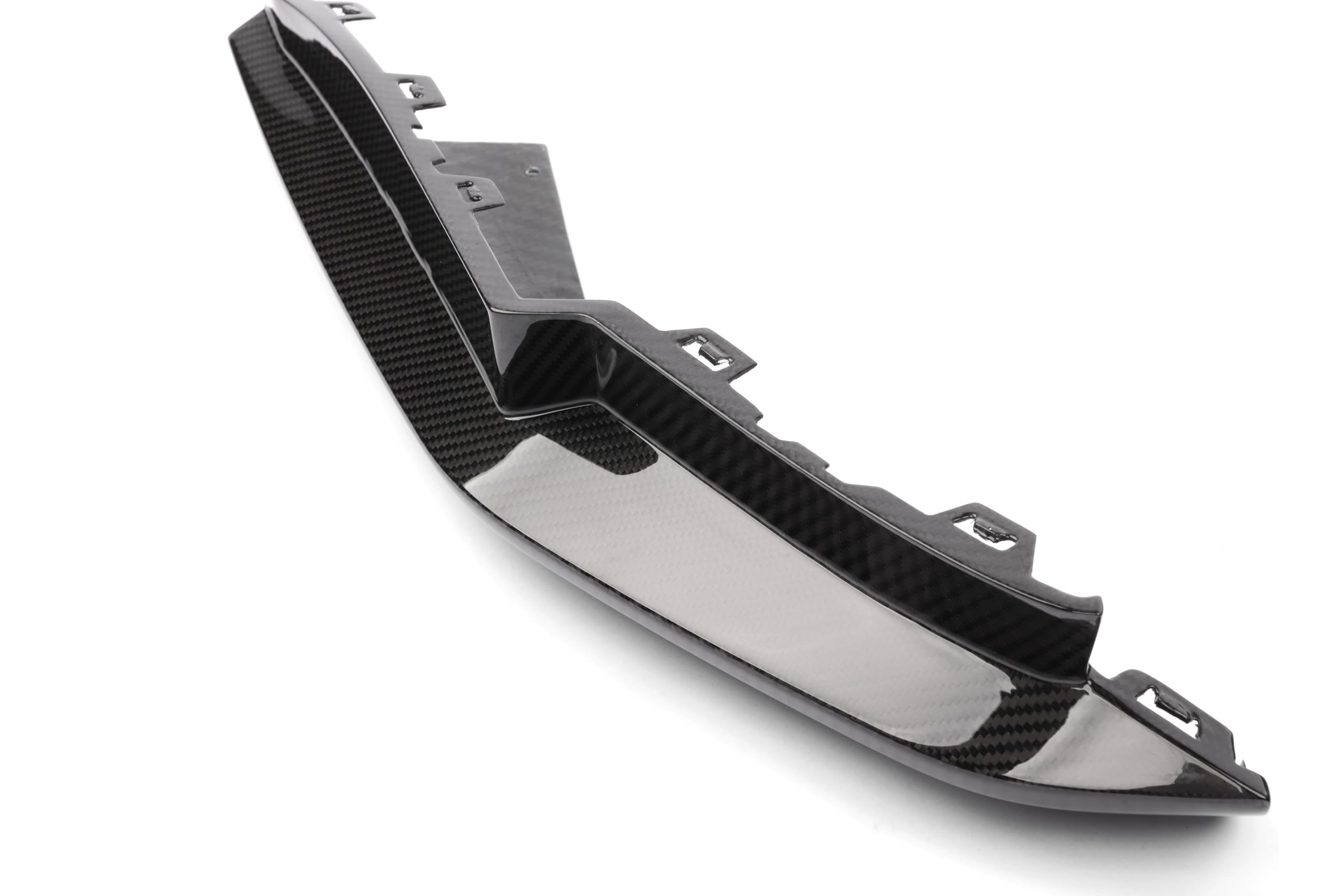 Dinan Rear Side Splitters D980-0050 - Gloss Twill Carbon Fiber - Pair