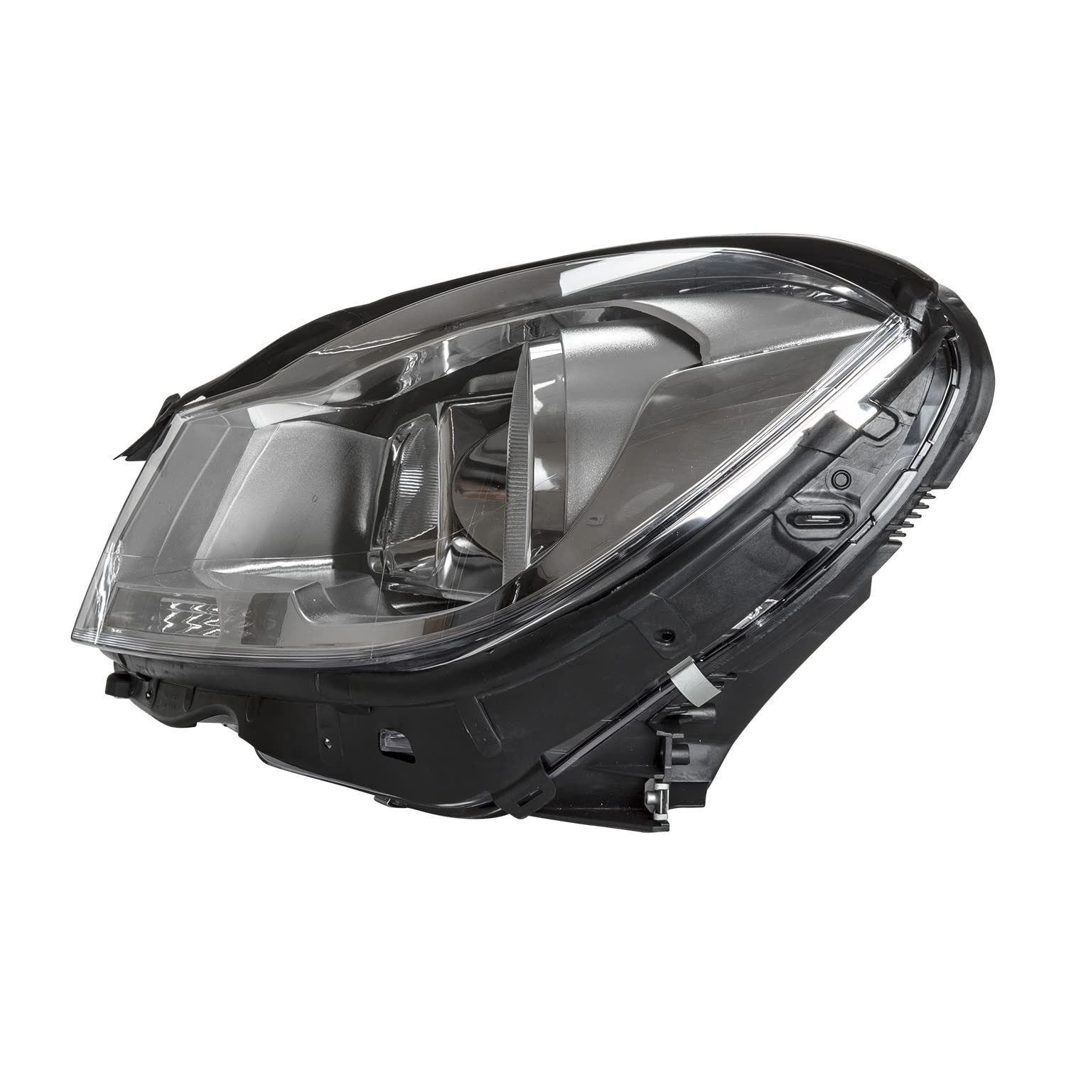 Left TYC Headlight Assembly Compatible with 2012-2014 Mercedes Benz C-Class