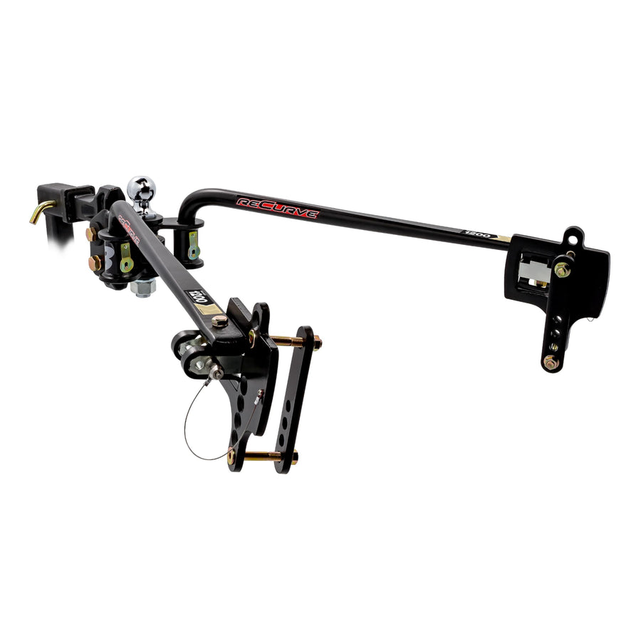 Eaz-Lift Camco ReCurve R3 1,200lb Camper/RV Weight Distribution Hitch |-Features Adjustable Sway Control & Includes 2-5/16" Hitch Ball w/15,000lb Max Rating - 1,400lb Max Tongue Weight Rating (48753)