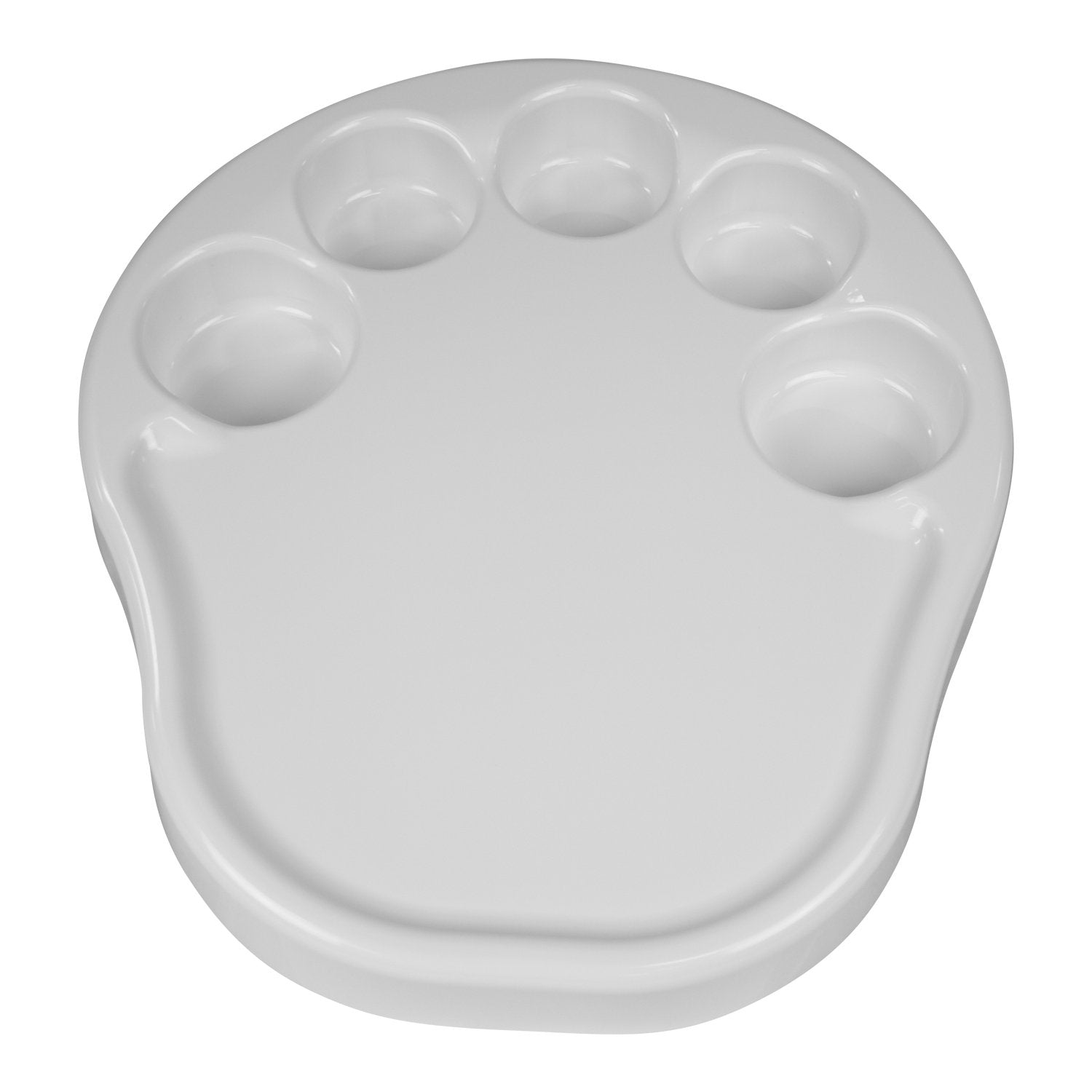 3070-710 Wise Stowable Pontoon Party Platter Table, White