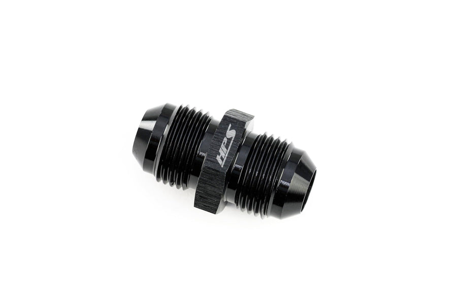 AN Male to Male HPS AN815-16 Union Adapter Fitting, Aluminum, Size: AN-16, Angle: Straight, Black