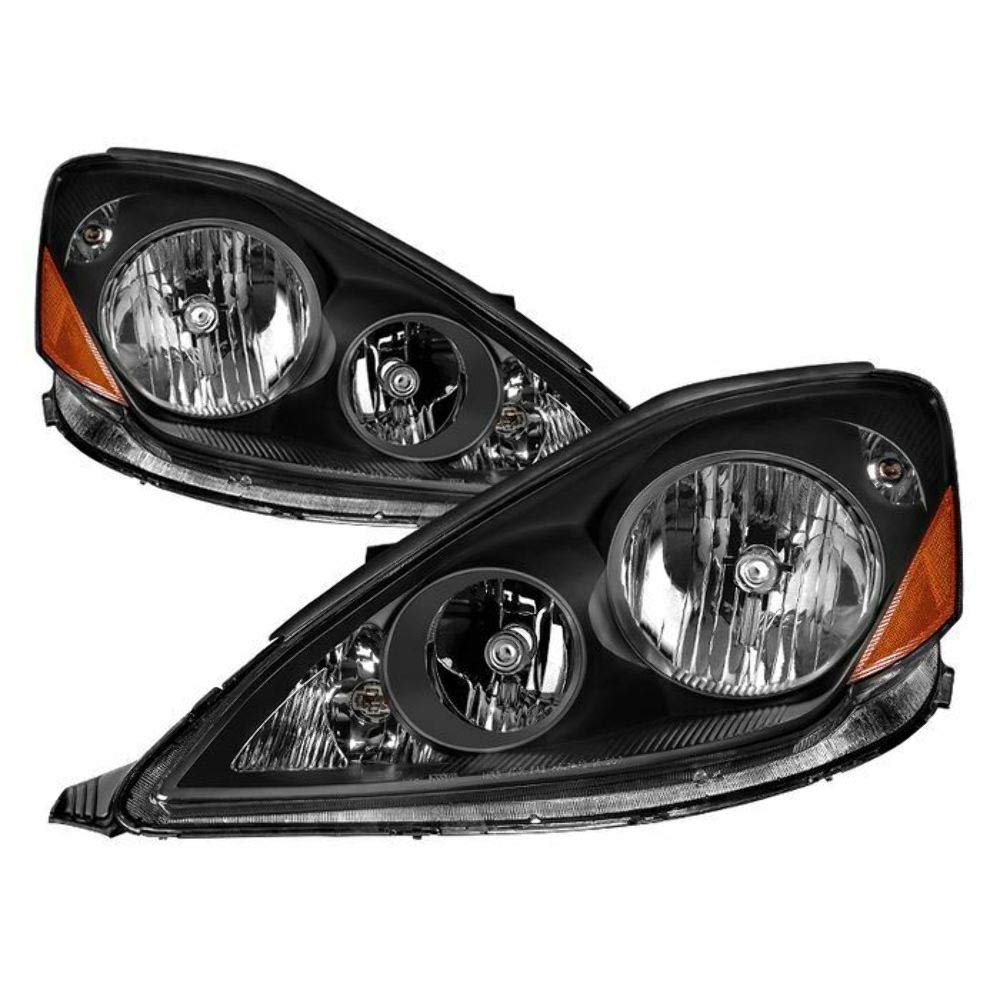 Headlight Xtune HD-JH-TSIE06-AM-BK (Toyota Sienna Halogen Models Only 2006-2010 (Don't Fit HID Models) OEM Style s - Black)