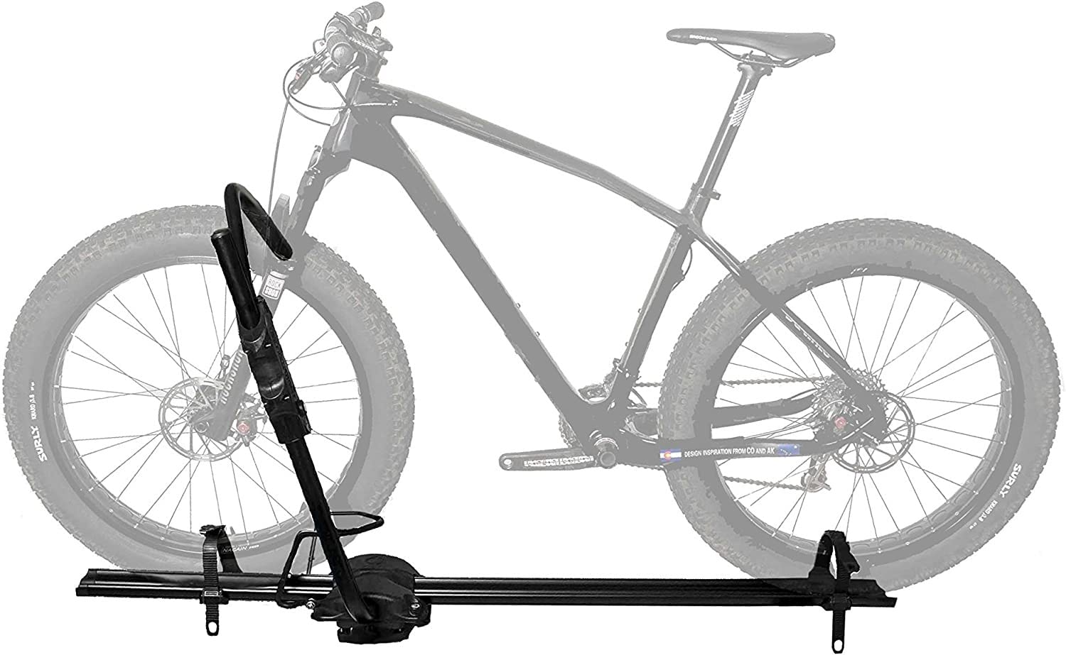 Tomahawk RockyMounts upright roof bike rack