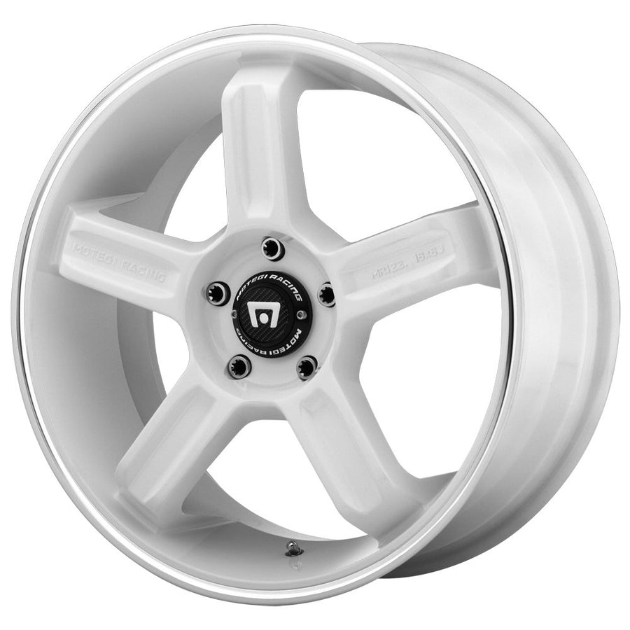 Motegi 18x8 MR122 White Wheel / Rim 5x112 with a 35mm Offset and a 72.6 Hub Bore. Partnumber MR12288056835