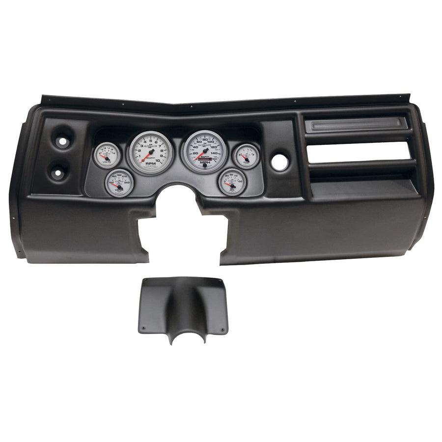 AutoMeter Dash Kit Direct Fit, (3 3/8" X2, 2 1/16" X4), Chevy Chevelle No Vent 68, Ultra-Lite Ii (2901-14)
