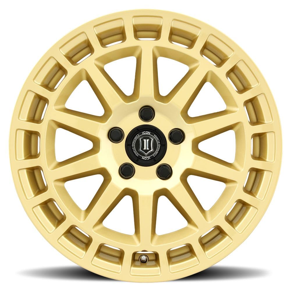 ICON Journey Alloys, Gloss Gold, 17 x 8/5 x 100, 38mm Offset, 6" BS, 7117805060GG