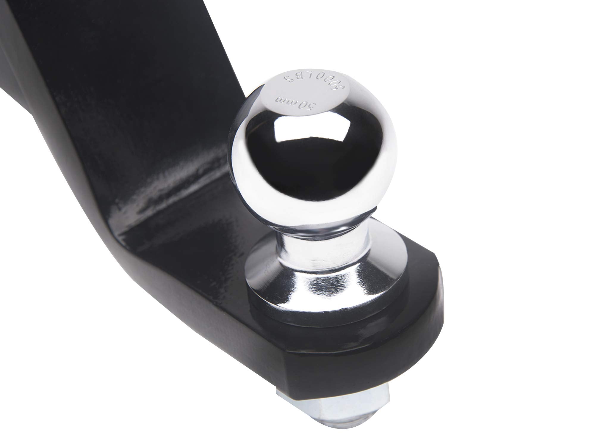 2.75" Drop Down Armordillo Loaded Ball Mount Trailer Tow Hitch with 2" Receiver Tube Universal Fit - Black