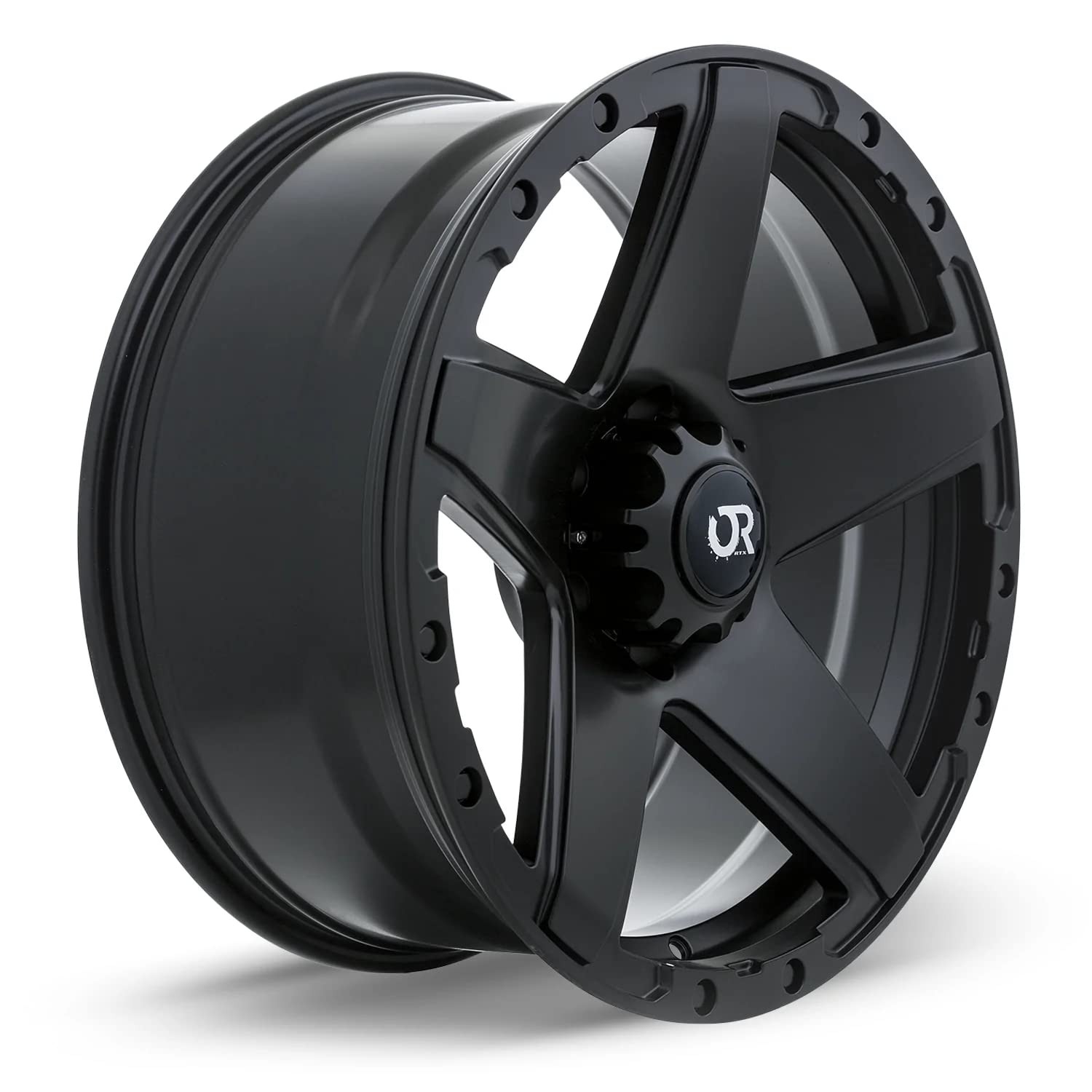 Custom RTX Wheel - 17x8, 10 Offset, 6x135 Bolt Pattern, 87.1mm Hub - Satin Black Rim