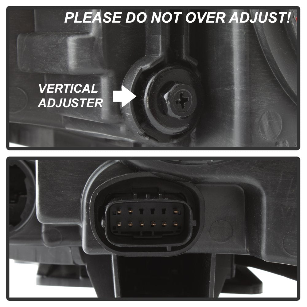 Headlight Xtune HD-JH-CHR30011-OEBK-R, 1 Pack