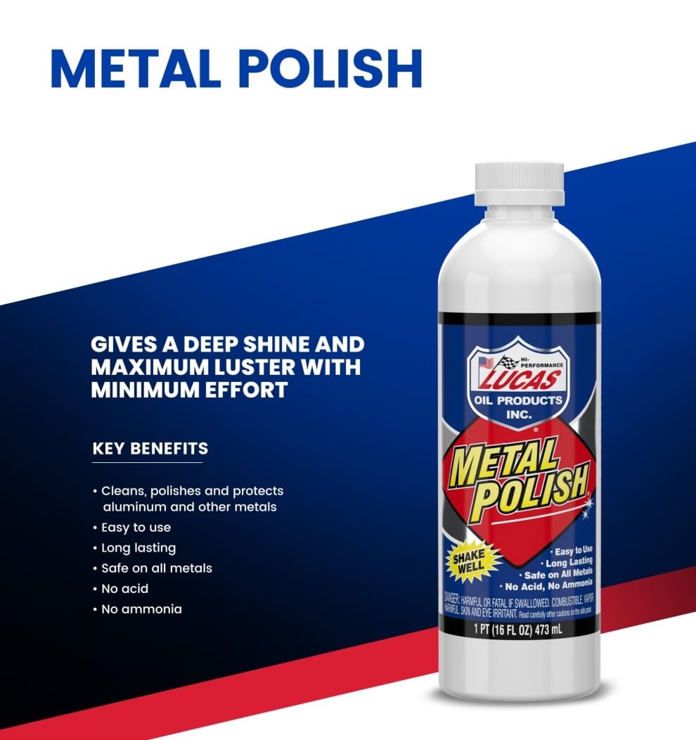 Metal Polish Lucas Oil 10155 - 16 oz.