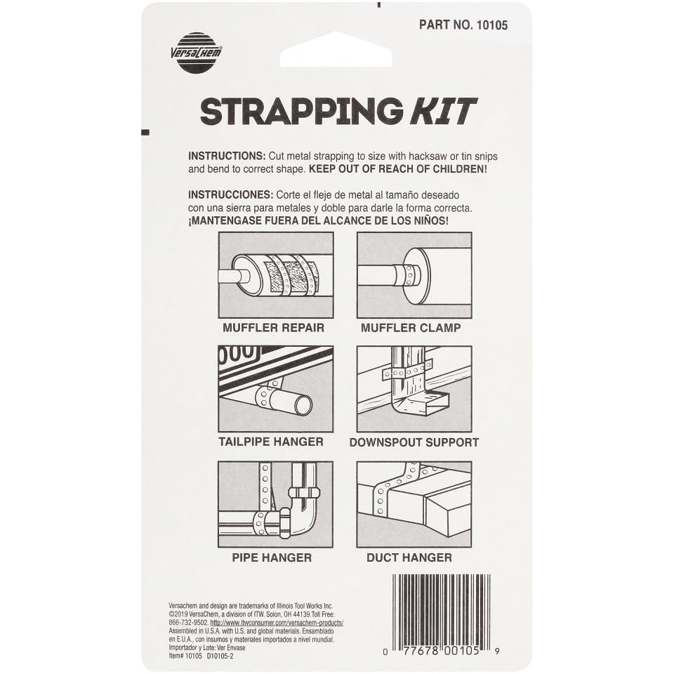 Permatex Vc Muffler 10105 Metal Strapping Cd