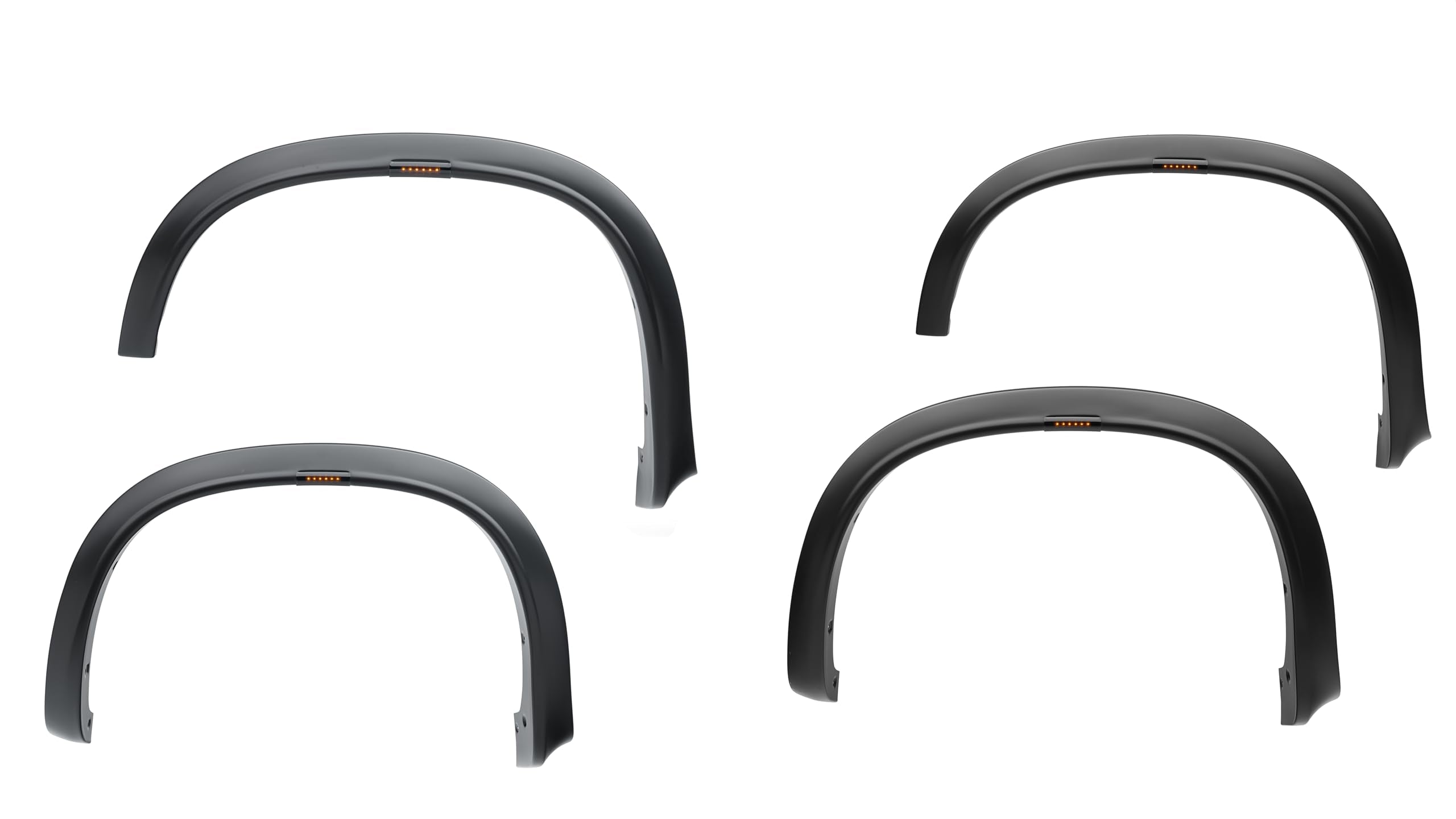 Husky Liners RVL Style Fender Flares | Fits 2019-2026 Chevrolet Silverado 1500 | Front & Rear, 4-pcs. Black | 2804993