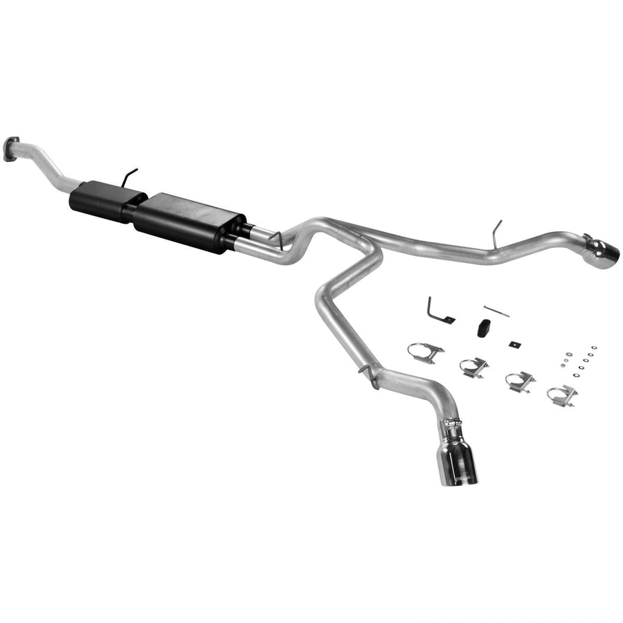 Flowmaster American Thunder 817342 Cat-Back Exhaust Kit 3 Inch Stainless Steel 2.5 Inch Tailpipes 3 Inch Polished Tips Compatible with 2001-2006 Chevy Suburban Avalanche GMC Yukon XL 1500 5.3L