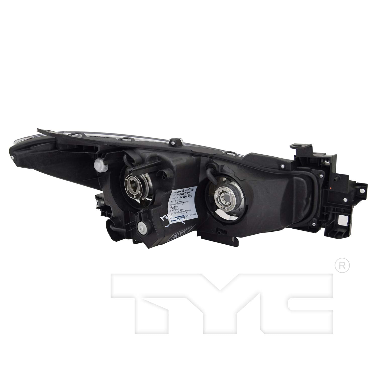 Left TYC Headlight Assembly Compatible with 2017-2018 Mazda Mazda3