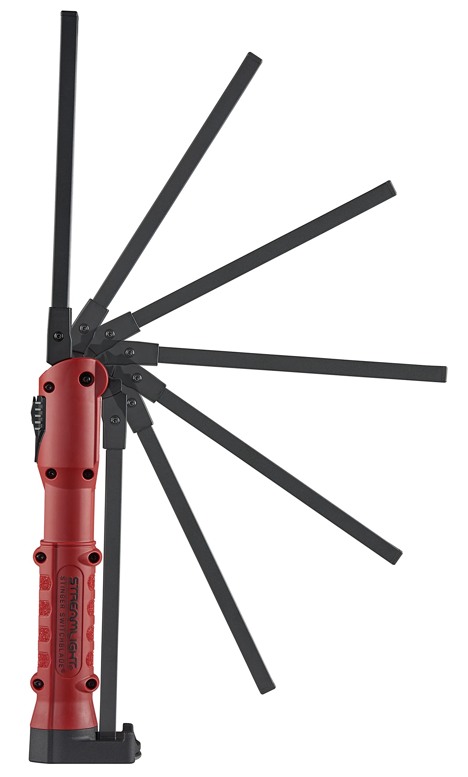 Streamlight Stinger 76800 Switchblade 800-Lumen Rechargeable Compact Multi-Function LED Work Light with Color-Rite Technology and USB Cable, Red