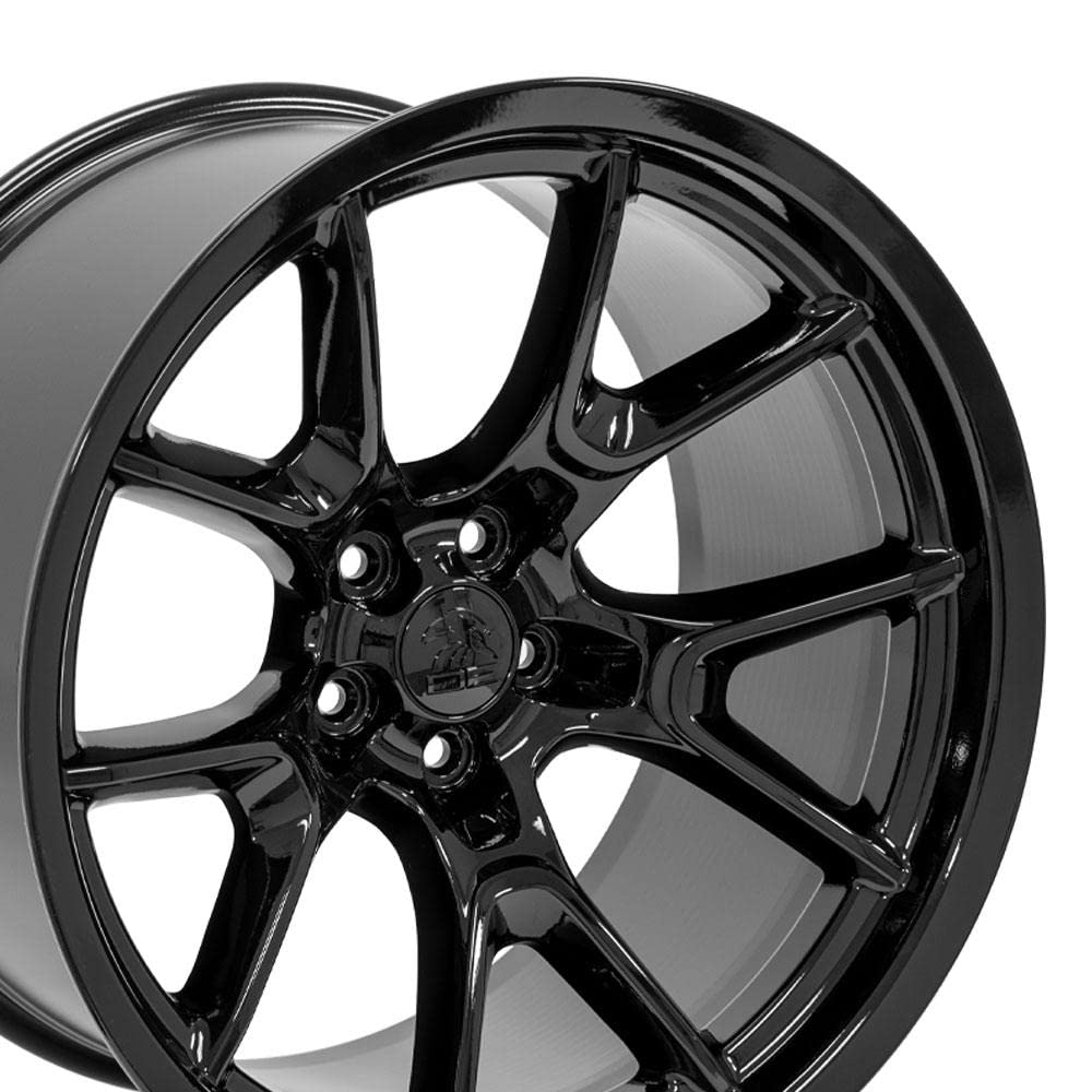 20 Inch OE Wheels DG21 Rim Fits Challenger 50th Anniversary Style 5x115 20x11 Gloss Black - Hollander 10369 (1)