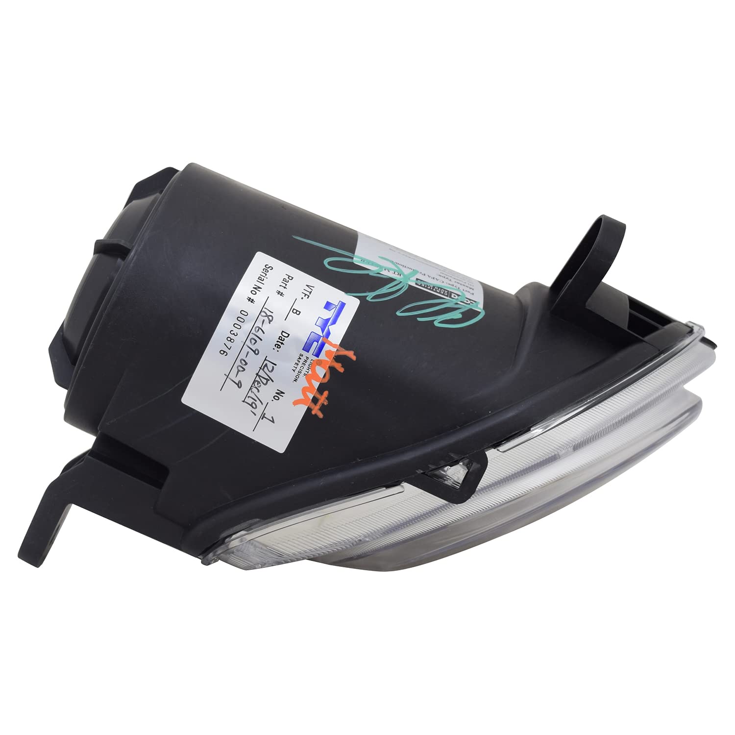 Right Turn Signal/Parking Light Assembly TYC Compatible with 2012-2019 Fiat 500