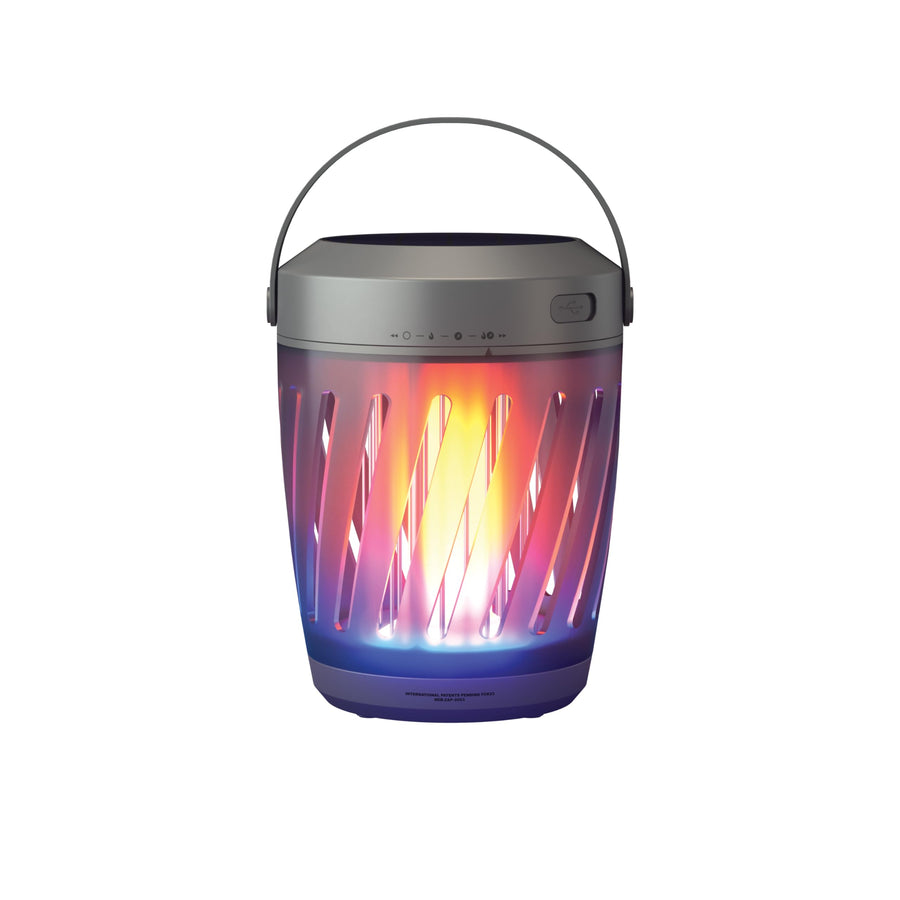 NEBO Zapper & Solar Lantern | Portable, Warm Light for Outdoor & Indoor Use, Insect Killing Electric, Solar Powered & USB-C Rechargeable Battery, Perfect for Bugs like Mosquitos, Flies & Gnats