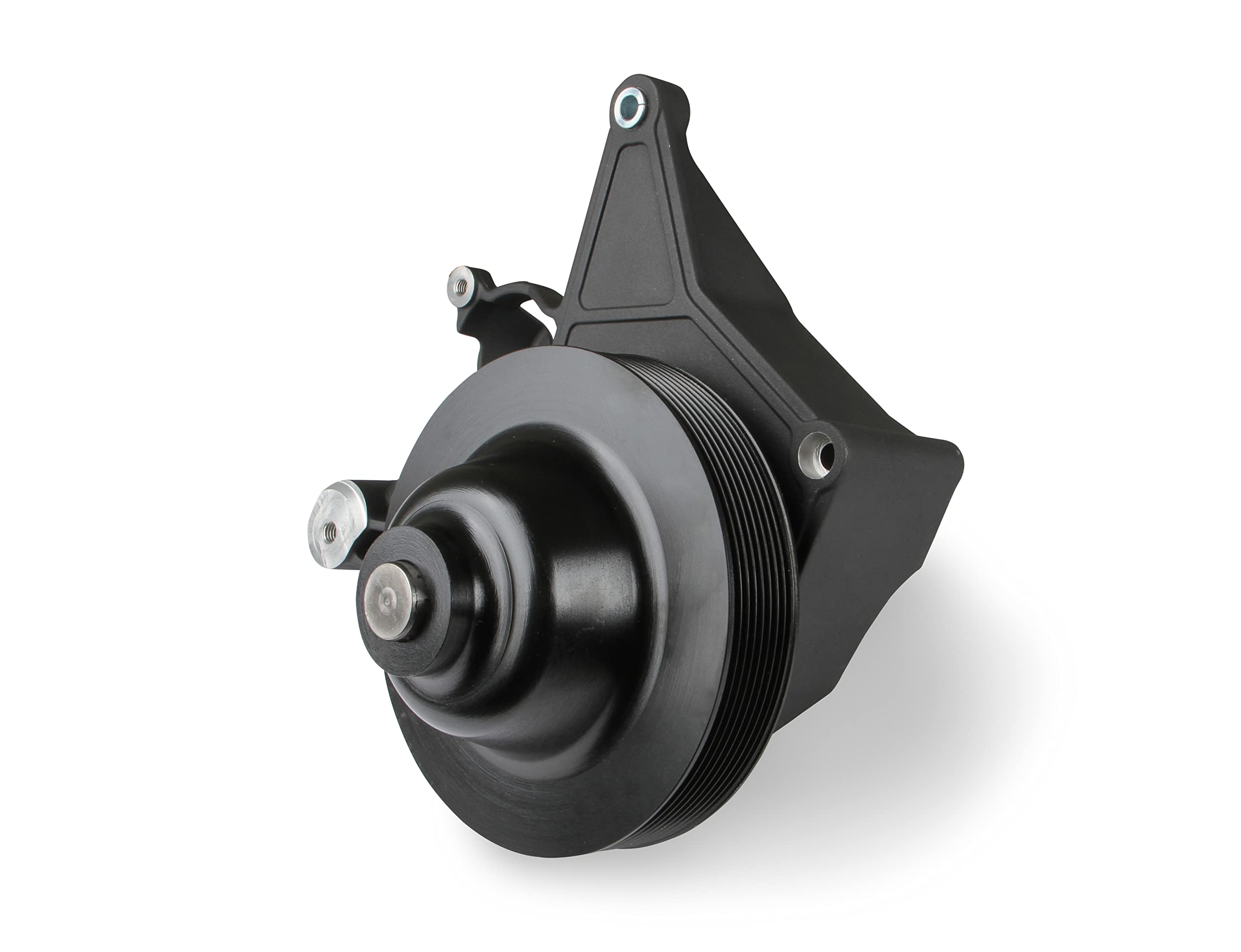 Bracket Holley KIT, P/S LT4-W Short Spacer Natural-Black Finish 97-253BK