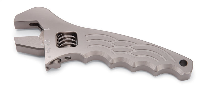 AN WRENCH ADJUSTABLE ALUMINUM GRAY ANODIZE
