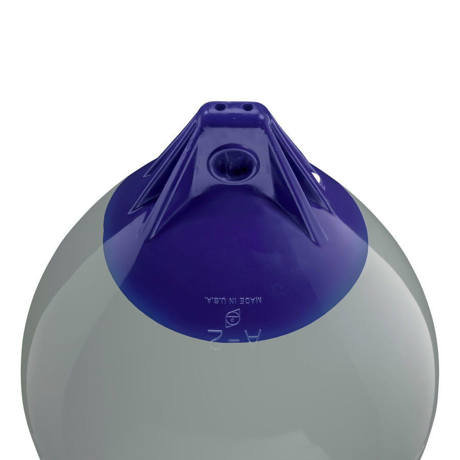 A-2 Standard Blue Ropehold Polyform Buoy - Grey