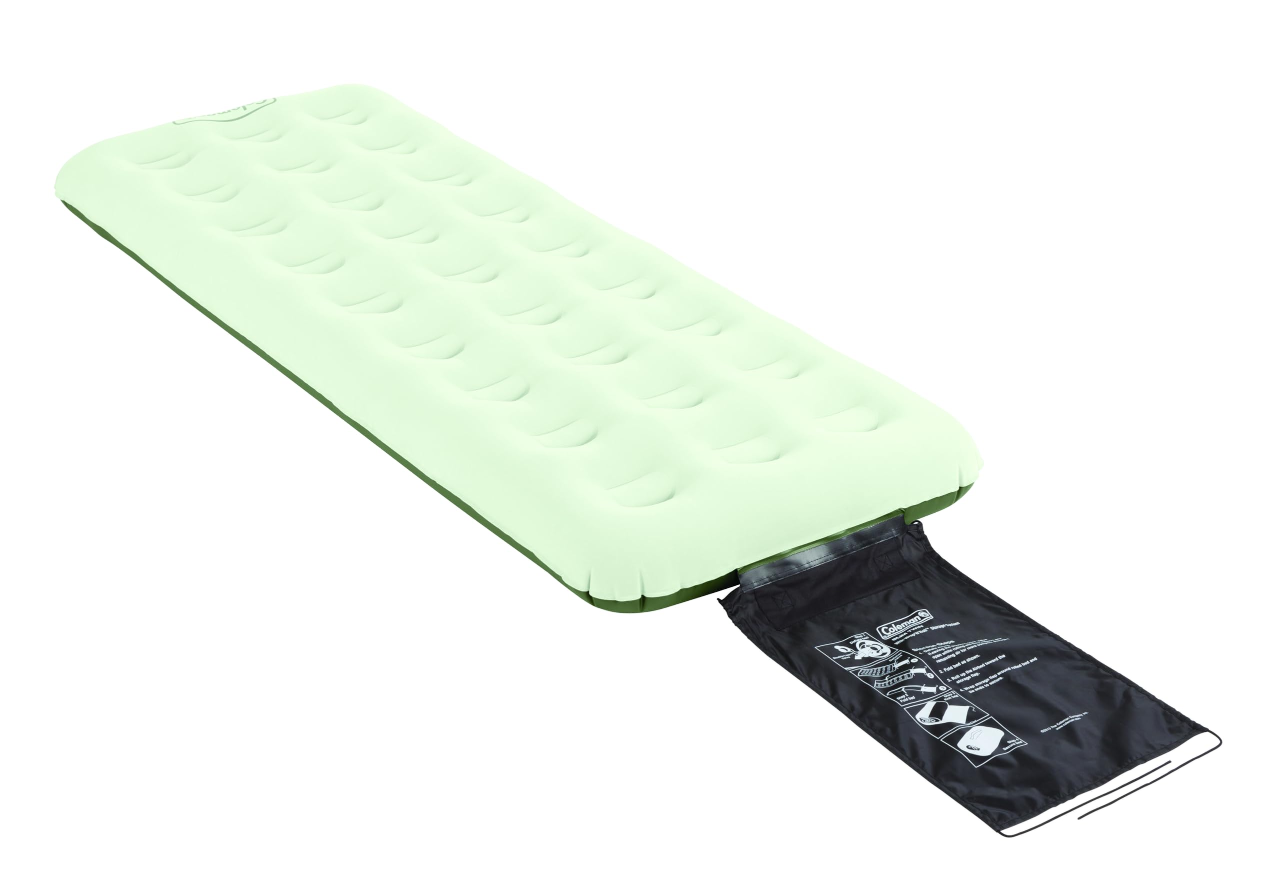 Coleman Single-High Twin EasyStay Plus Air Mattress, ComfortStrong Coil Construction for Superior Support & AirTight System for Leak-free Night