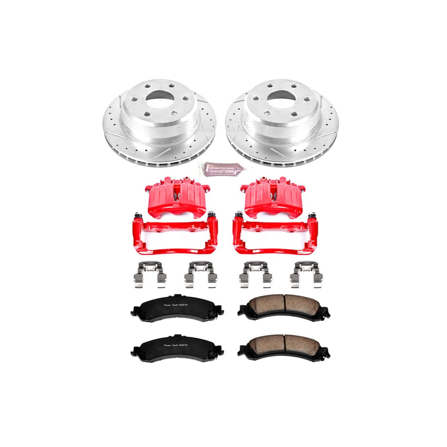 1-Click Performance Brake Kit Power Stop (KC2046) with Calipers