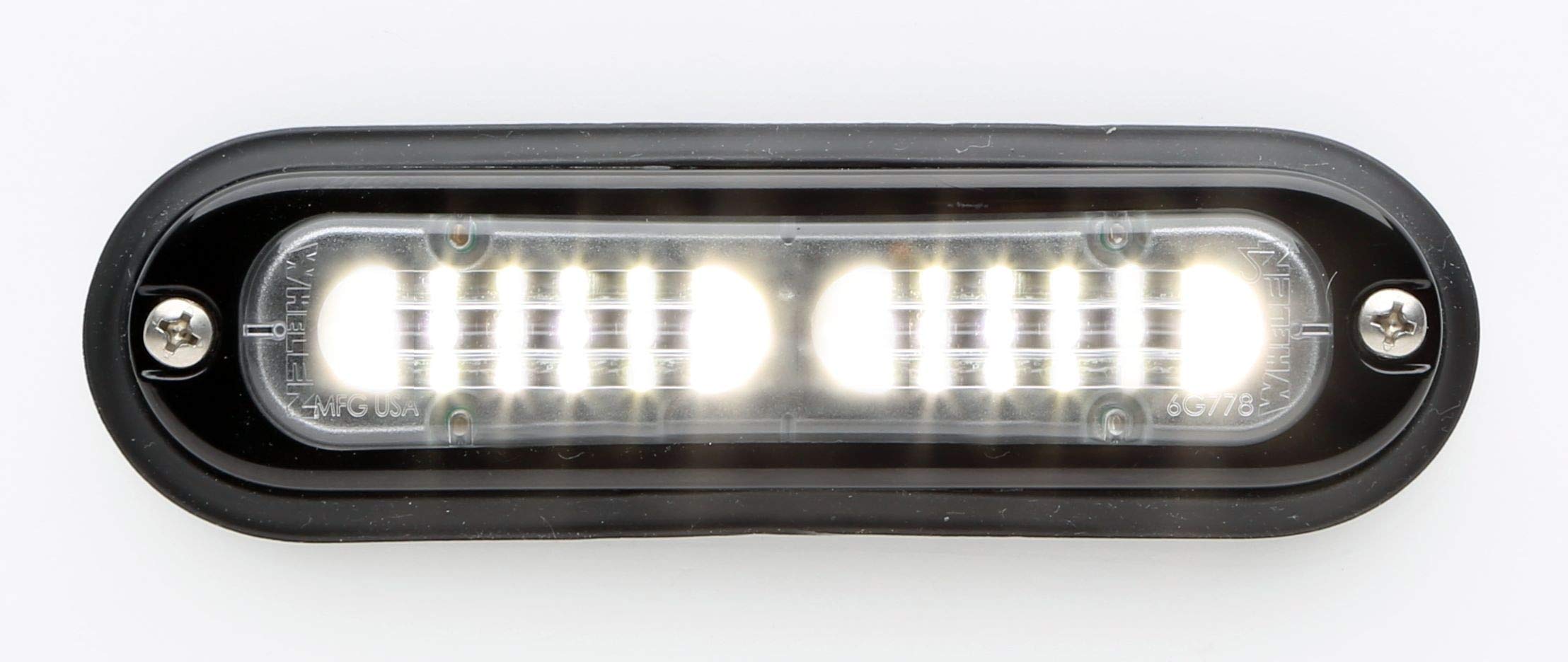 Whelen, ION, Ultra Thin, T-Series, Super-LED, Flush Surface Mount, Light Head, White, Part# TLIC