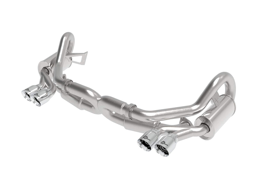 MACH Force-Xp aFe Power 49-36406-1P 2-1/2 in 304 Stainless Steel Cat-Back Exhaust w/Polished Tips