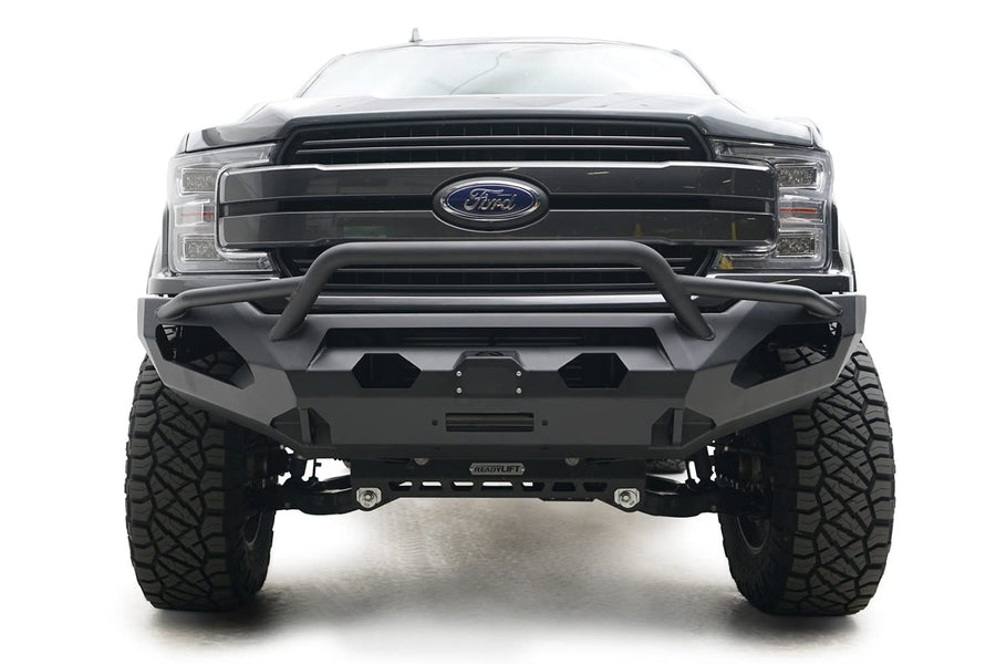 Fab Fours Matrix Full Width Raw FF18-X4552-B Winch HD Bumper with Pre-Runner Guard