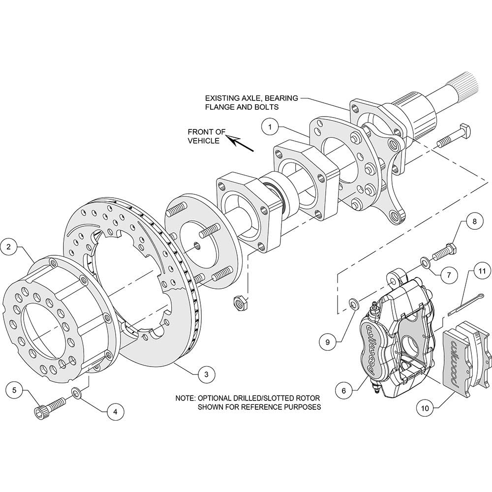 Red FDLI P/S Rear Kit